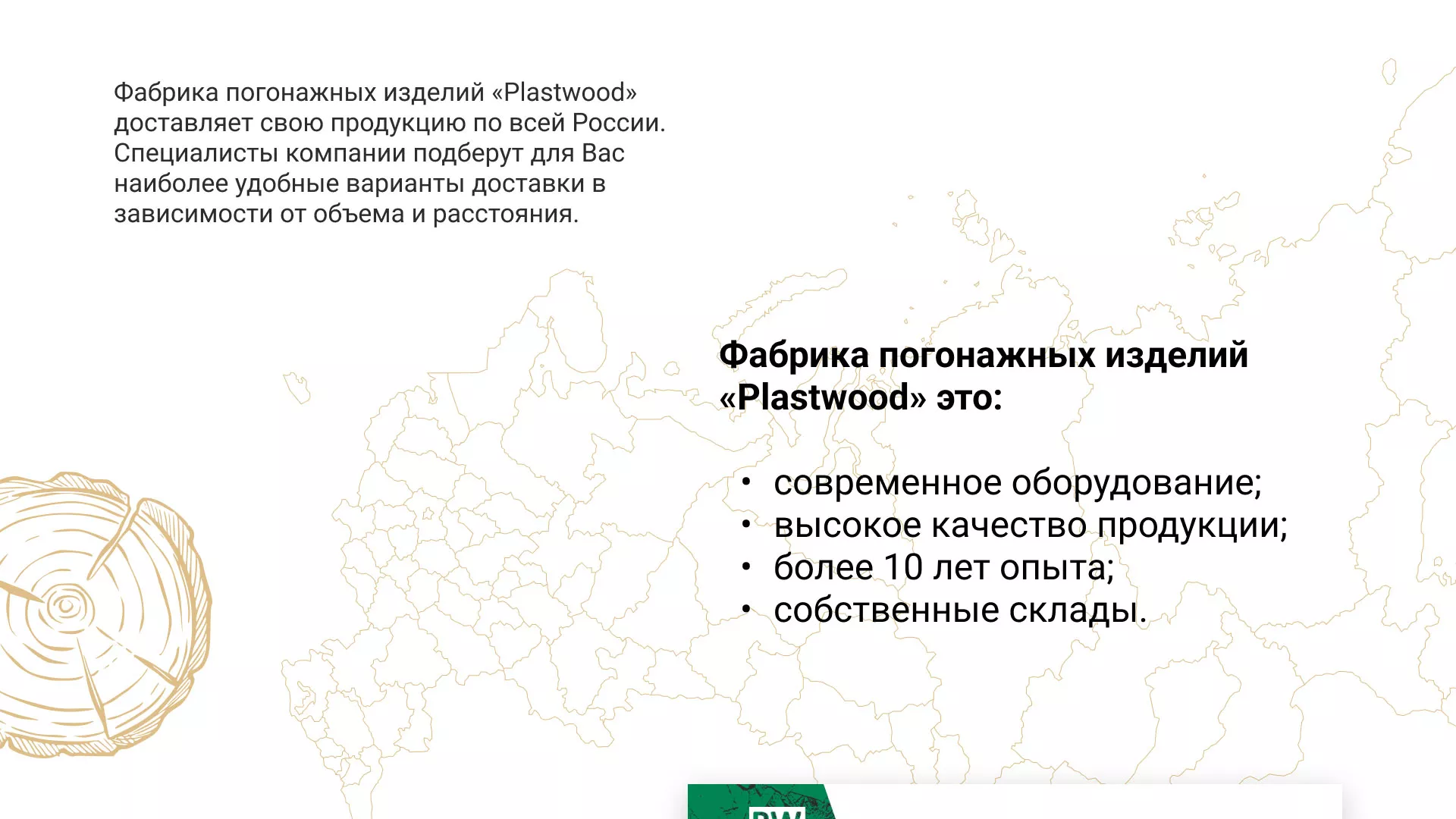 Разработка айдентики и сайта компании «Plastwood» в Махачкале