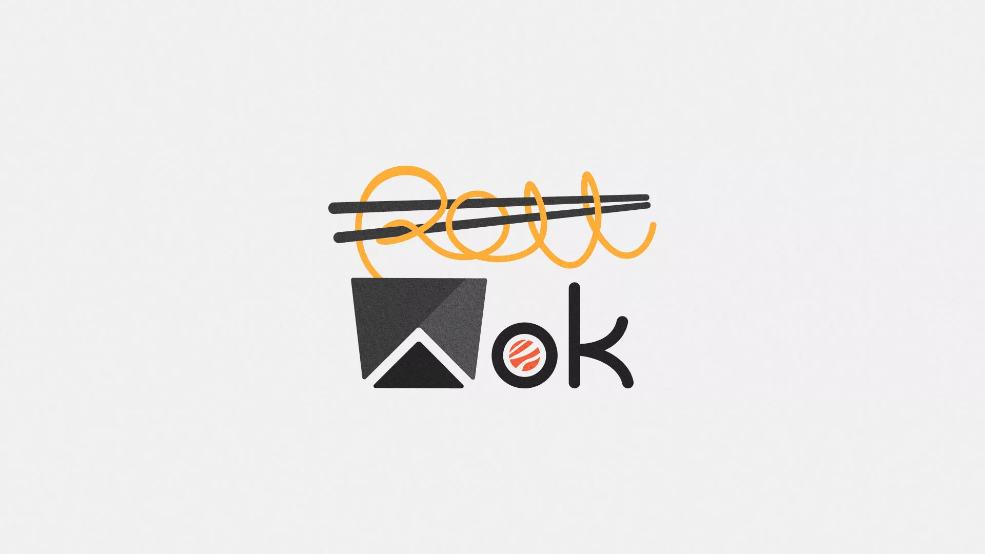 Разработка логотипа в Махачкале для суши-бара «Roll Wok Club» Разработка логотипа в Махачкале для суши-бара «Roll Wok Club»